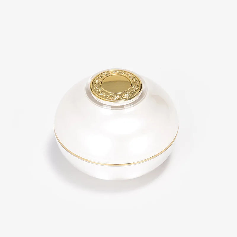 5g/50g Low MOQ Luxury White Acrylic Cream Jar with ABS Cap Custom Logo & Customizable Colors Free Sample for Skin Care Lip Balm