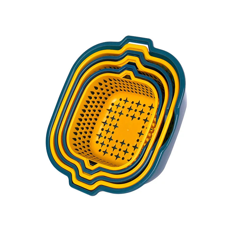 Kitchen Colander Strainer 6pcs Basket for Washing and Drainining Fruits and Vegetables