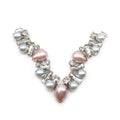 Sparkly Pearl Rhinestone Shoe Ornament Accessory Ladies Slipper Sandal Decoration With Buckles Wholesale Jewelry Chain