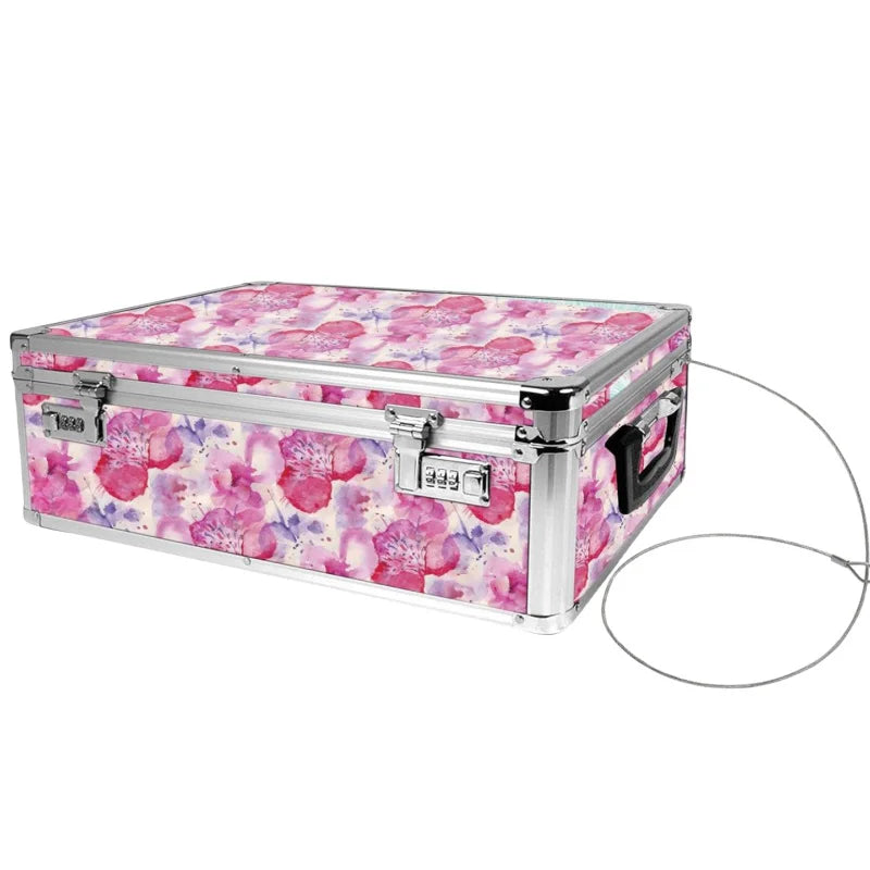 Aluminum Round Spinner Wheel Foldable Anti-Dust IP67/IP65 Padded Laptop Briefcase with Buckle Closure Stylish Design