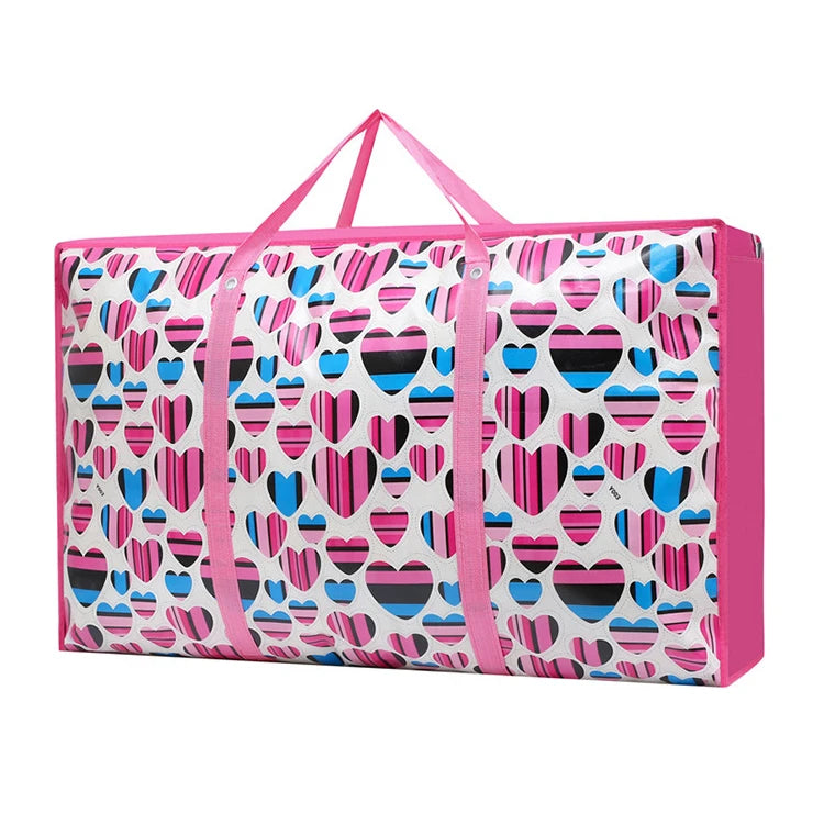 Moving Bag Duffel Bag Cotton Quilt Storage Container Waterproof Non-woven Thickened Portable Finishing Doggy Bag Wholesale