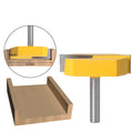 8mm and 12mm Round Shank Table Cleaning Cutter Milling Cutter Router Bits Powder Coated 57mm Dia. and 15mm Cut Slotting Knife