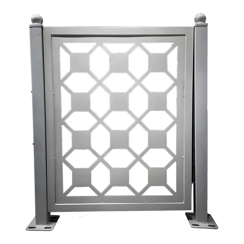 OEM Custom Precision Sheet Metal Fabrication House Exterior Metal Fence Steel Plate Metal Laser Cutting Service Welding Forming