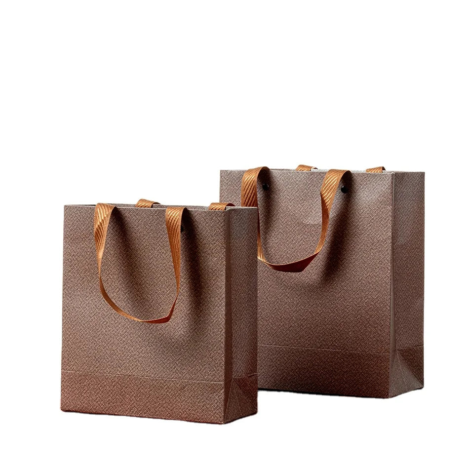 Customize Eco Jewelry Cosmetic Shopping Kraft Paper Bag for Bottles Boxes Wholesale Luxury Holographic Gift Carry Paper Bags
