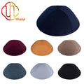 Yihaoyi Custom Logo Linen Cotton Kosher Kippah Elegant Jewish Yarmulke for Religious Events Yearly Observances Wedding Gift