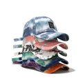 Wholesale 6 Panel Cotton Twill Structured Cap Tie Dye Baseball Hat With Custom Logo Embroidered Patch for Women and Man