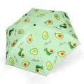 Five Fold Capsule Fruit Umbrella Black Glue Sunscreen and Anti Ultraviolet Mini Umbrella with Black Coated Korea Style