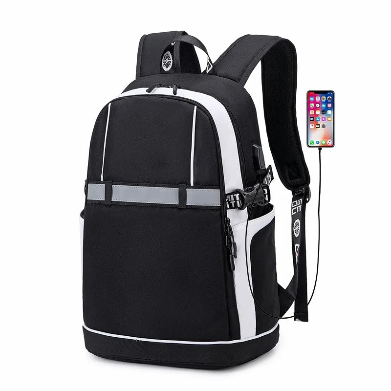Large Capacity USB Backpack Back Bag for Boys Smart Bagpack Men Laptop Backpack Outdoor Travel Hiking School Bag Morral Hombre