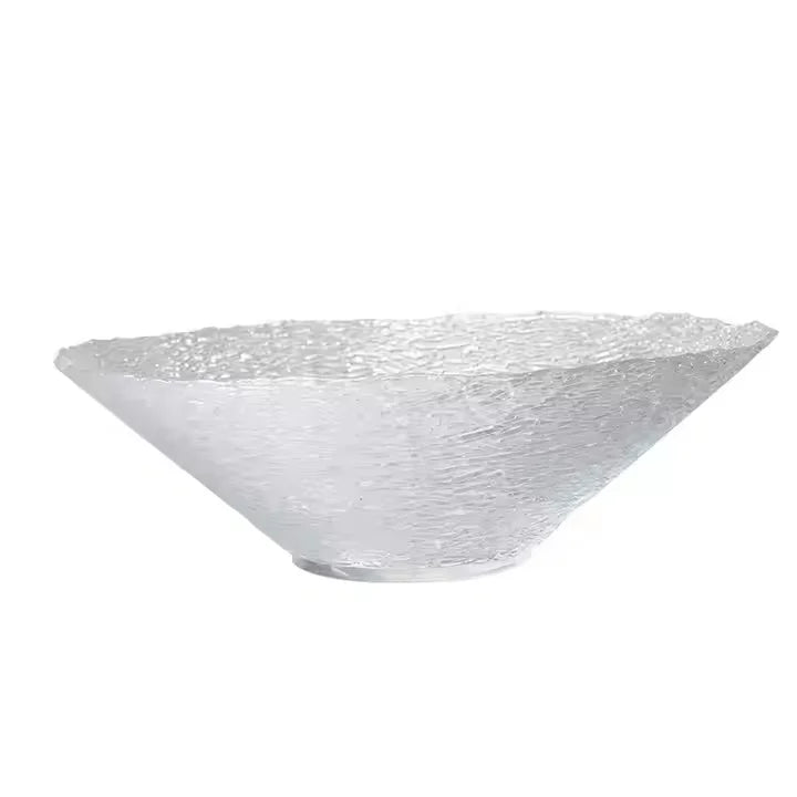 Mixing Salad Bowls Dish Large Kitchen Mixing Serving Vegetables Fruit and Colored Glass Serving Bowl Modern Luxury