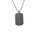Jewelry Factory Wholesale Custom Stainless Steel Pure Blank Pendant Necklace Can Be Engraved for Hip Hop Trendy People