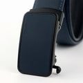 Pure Hand-made Leather Automatic Buckle Men Belt Custom logo Fashion Business Leather Belt