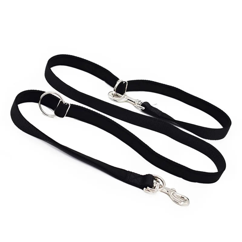 Professional Dog Training Lead Custom Nylon Pet Products Durable Double-Ended Dog Leash That Stops Pulling