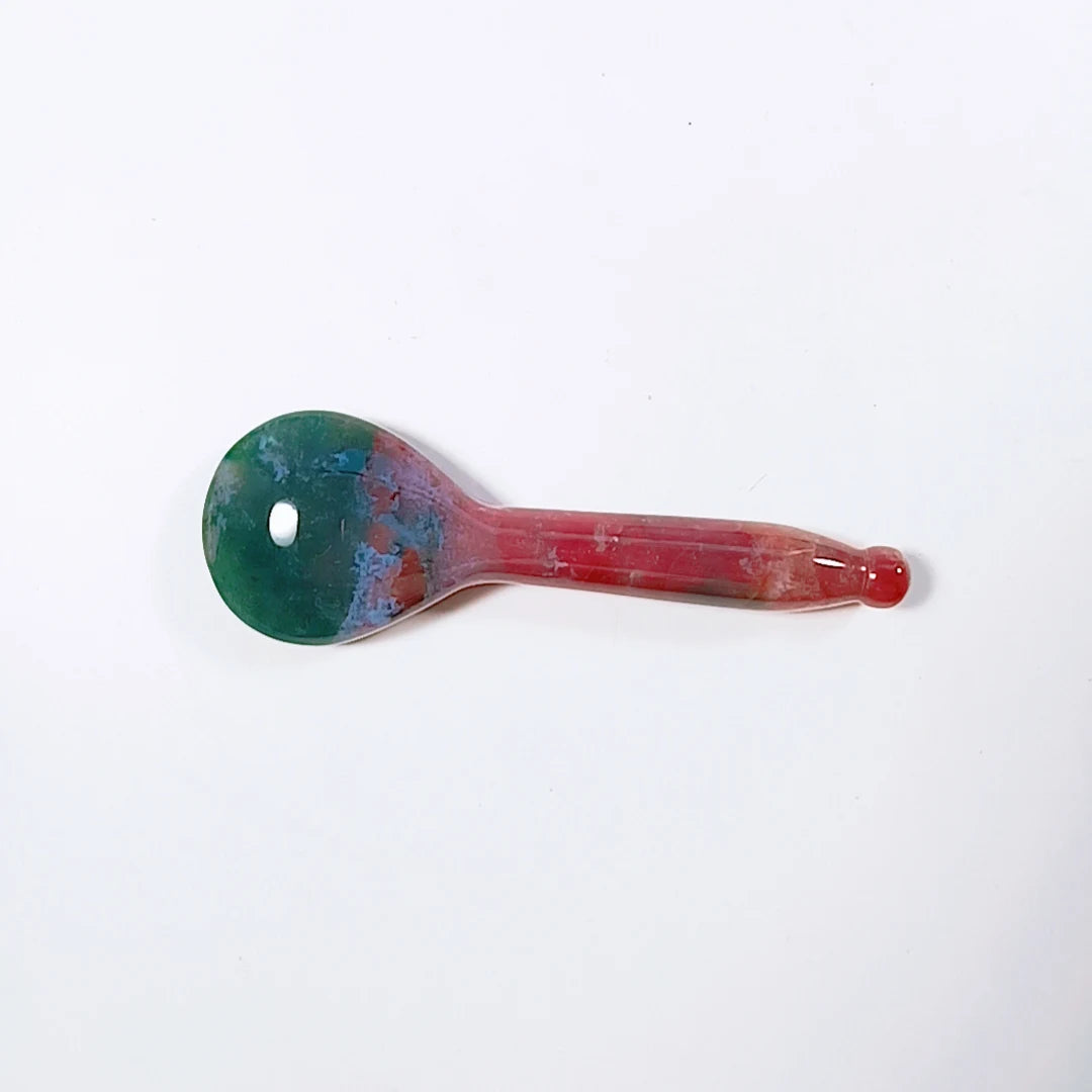 Huiying New spoon jade sodalite guasha natural Indian agate
