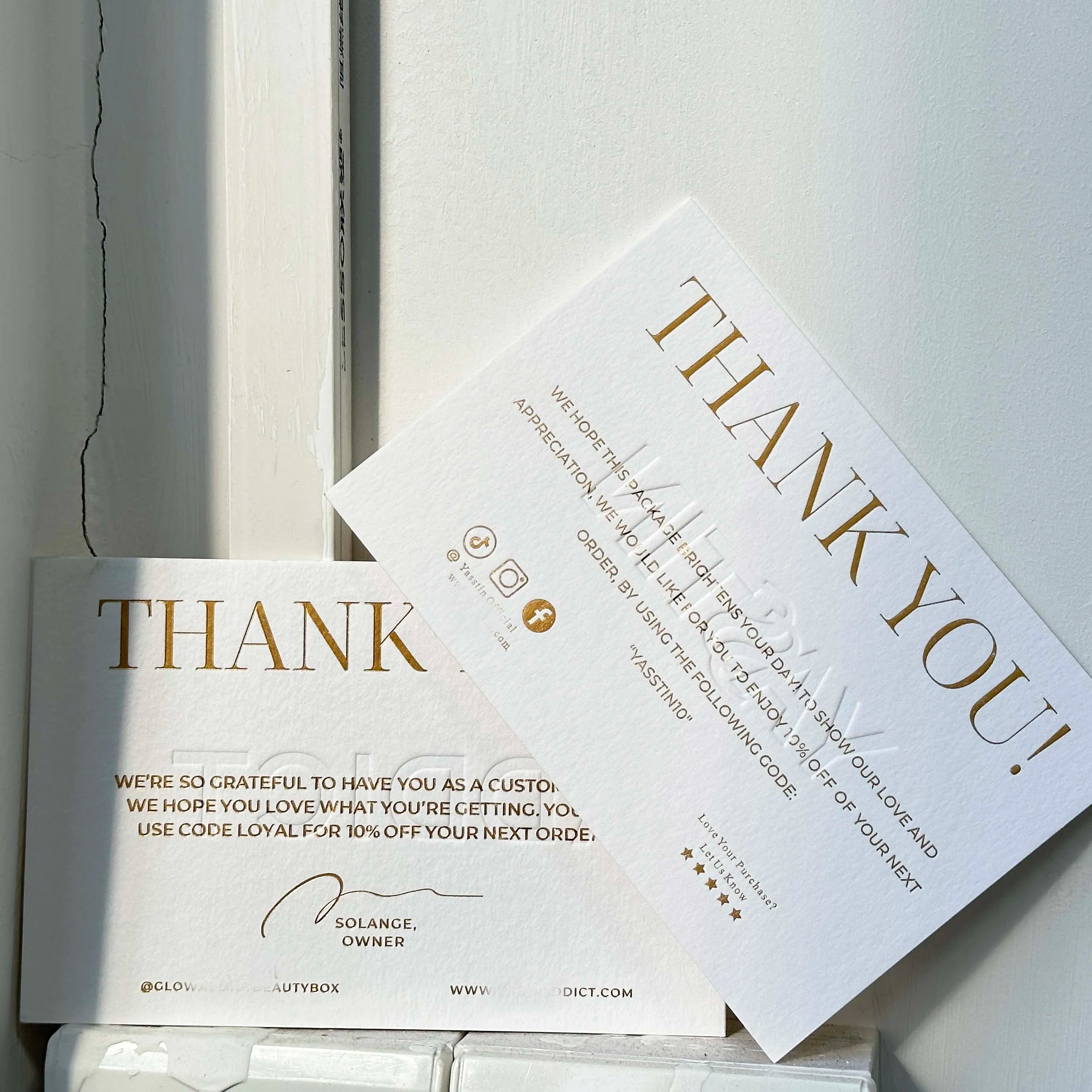 Spanish Wedding Thank You Cards with Luxury Design Custom Printing Your Own logo Paper Cards