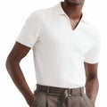 Ottoknit Polo Knitted Shirt Classic Vintage Inspired Design Men's Preppy Style Knit Polo