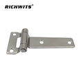 Stainless Steel T Type Container Hinges Deck Cabinet Hinge for Industrial Wooden Cases Boat Hardware Accessories