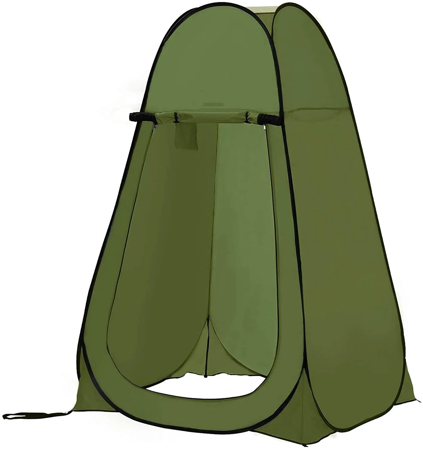 Woqi Pop-Up Outdoor Camping Shower Tent for Hiking Beach Portable Toilet Bathroom Summer Season Made of Canvas