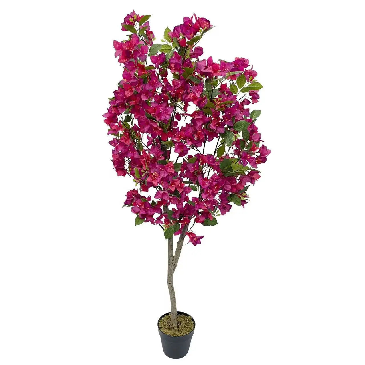 5Ft Indoor Decorative 120cm Artificial Paperflower Tree Plastic Plant Pot Elegant Indoor Outdoor Decorative Product