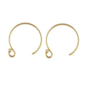 14K Gold Filled Circle GF Ball End Ear Wire for Jewelry Making Handmade Earrings Findings Clasps for Jewelry