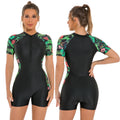 RL-110 Hot Sale Women's  One-piece Snorkeling Suit Surfer Swimsuit Ladies Modest Design More Coverage Swimsuits