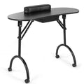 Hot Selling Modern Metal Folding Nail Manicure Table for Salon Equipment Custom Color Stainless Steel CE Certified 1 Year