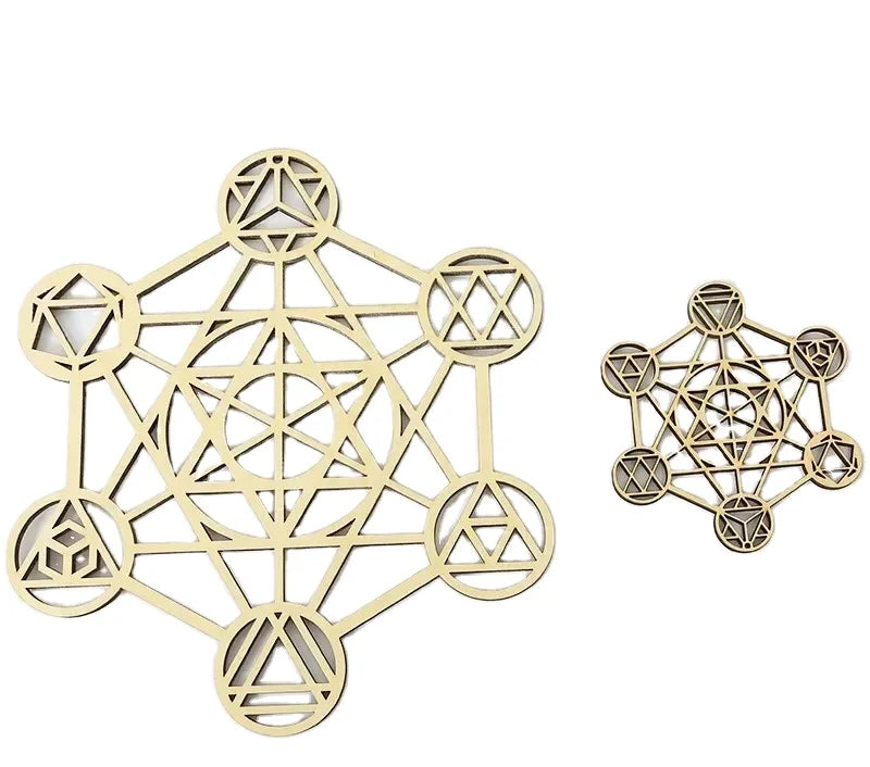 Sacred Geometry Wall Art Sri Yantra Chakras Wooden Hanging Board Laser Cut Wholesale Price Factory Made Hot Selling