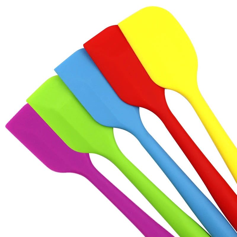 578 Silicone Scraper Coated Iron  China Supplier Big Size Food Grade Silicone Baking Tools Silicone Kitchen Spatula Set
