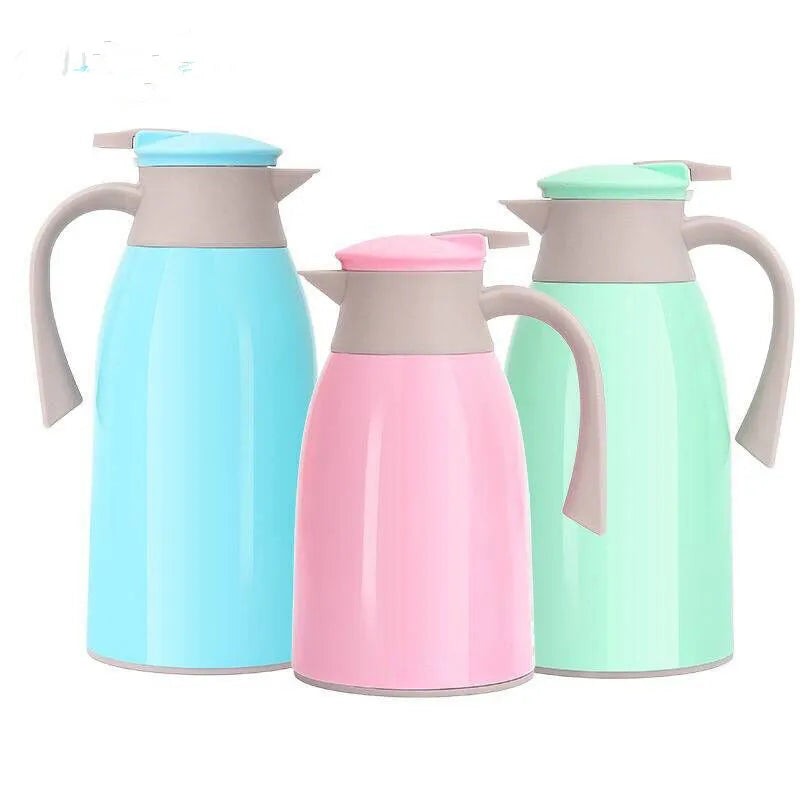 Factory Custom Large Capacity PlasticThermos Cup Home Office Vacuum Flasks for Water Coffee Tea Kettles