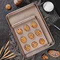 Non Stick Rectangular Baking Pan Carbon Steel Cookie Sheet Bakeware Baking Sheets for Oven Baking