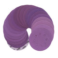 5Inch 8 Holes Purple Hook and Loop Sandpaper Discs Sanding Disc for Abrasive Tools Sander Wood Sanding Polishing Finishing