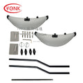 YONK Aluminum Bars Set with PVC Inflatable Kayak Float Tube for Surfing and Drifting Outdoor Activity