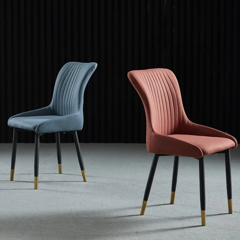 Wholesale Luxury Modern Dining Chair PU Leather Metal Tube Frame Comfortable Contemporary Home Office Gym Leisure Dining Room
