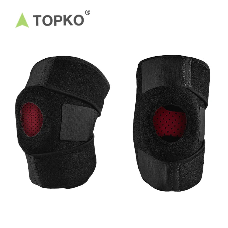 TOPKO Hot Selling Knee Support Gym Fitness Workout Exercise Knee Pad Compression Stabilizer Knee Brace