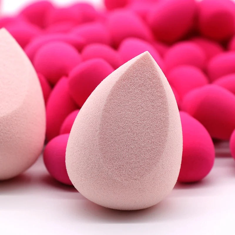 Stock Pink Yellow Purple Green Black Water Drop Extra Soft Makeup Sponge Teardrop Beauty Makeup Tools Cosmetics