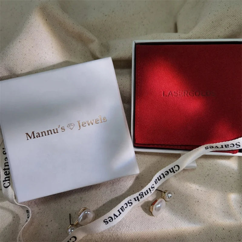 Chuanghua Custom Jewelry Display Card and Microfiber Bag Custom Embossed Sliding Drawer Necklace Earrings Ring Gift Box