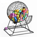 Metal Oversized Bingo Machine 600 Balls Bingo Manual 18 Inch Metal Lottery Machine Bingo Dabbers Board Games