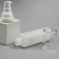 Empty Frosted Clear Airless Cosmetic Lotion Pump Bottles Refillable Travel Makeup Cream Foundation Container  for Liquid