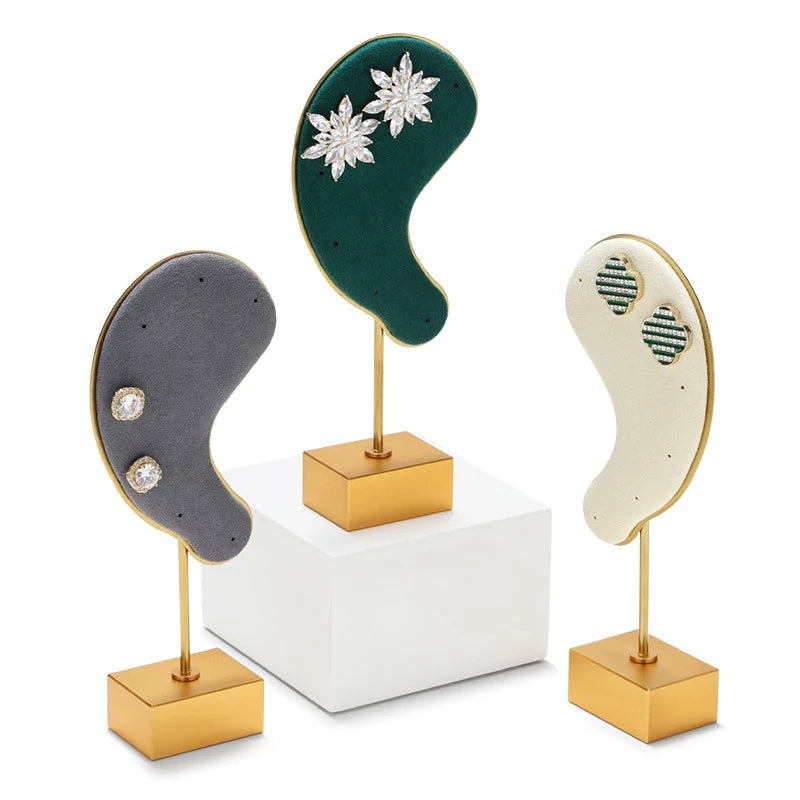 Earring Display Stand Jewelry Rack Ear Shaped Ear Studs Organizer Holder for Pendants Earrings Holder Rack