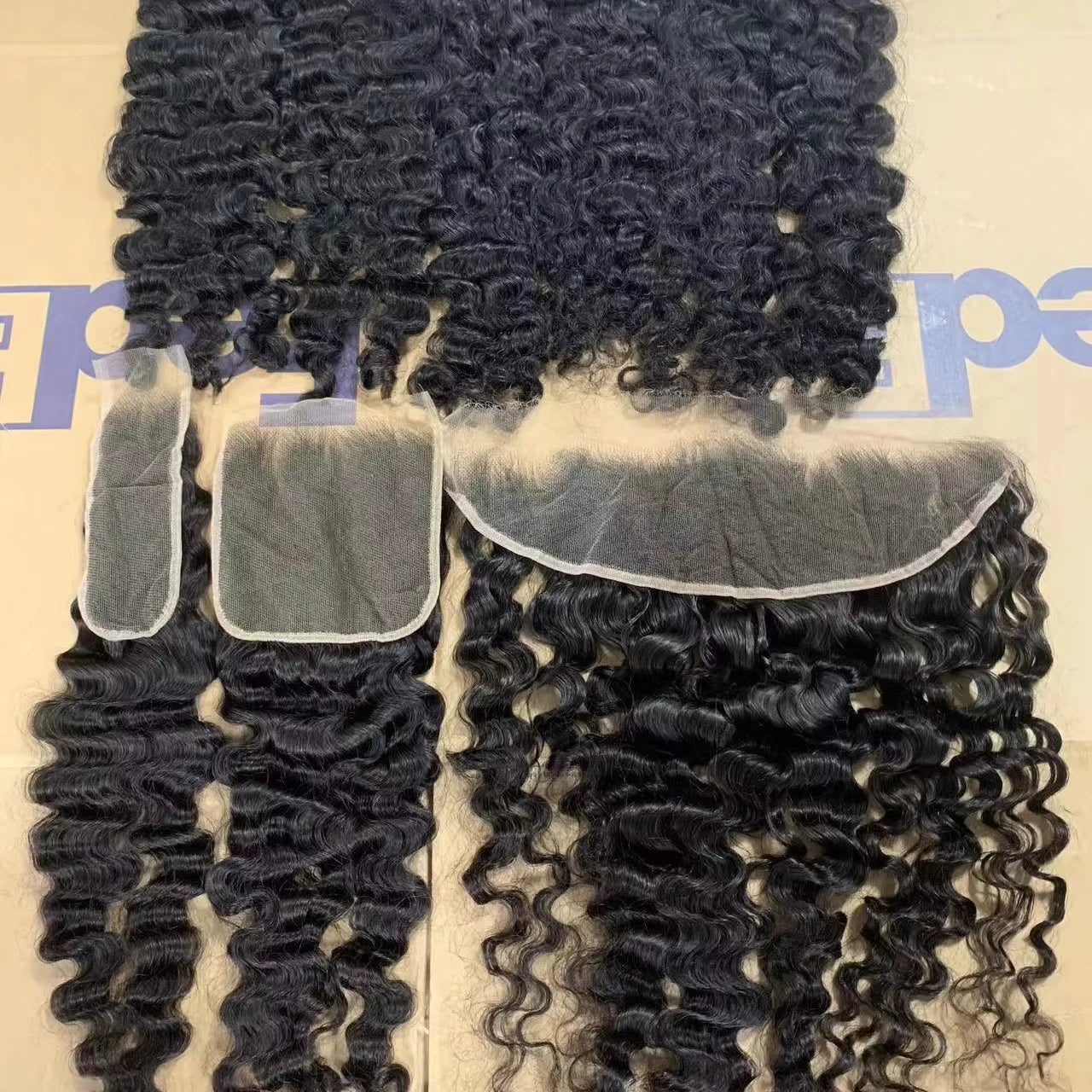 Fast Shipping 100% Raw Cambodian Hair Extensions Super Thin 13*4 HD Lace Frontal Small Knot Natural Wavy Straight Human Hair