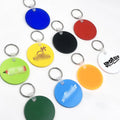 Round Soft PVC Keychain Blanks Custom logo Name Pvc Dog Pet Tag Pendant