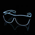 Wholesale Cool LED Light Glasses Plastic Customizable Glow Ball Decorative Neon Shades Party Favors Role Play Theme Parties