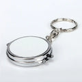 Courage Wholesale Custom Design Round Shape Double Sided Table Metal Mirror Makeup Compact Keychain Mirror for Sublimation