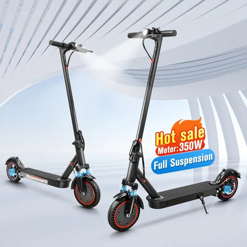EU Warehouse 350W Smart Electric Scooters 8.5in Rubber Tire App Function LED Display Speed 8.5 Inch Pro Kick Mobility Scooter