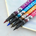 Custom Colored Liquid Eyeliner Eyelash Private Label Colors Black Brown Blue Purple Eyeliner