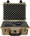 Portable Waterproof Gun Case Lockable Hard Plastic Tool Box Equipment Storage Case