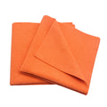 80/20 Blend Orange Blue Edgeless 400GSM Knitted Eco-Friendly Polyester Microfiber Pearl Square Car Polishing & Wash Towel