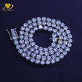 Fine Jewelry VVS Moissanite Iced Bling Bling Hip Hop Style Gold Plated 925 Sterling Silver Men Women Tennis Chain Necklace GRA