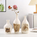Creative Ceramic Tabletop Vase Simple Modern Stars Design Porcelain Wedding Display Ornaments Living Room Dried Water Raising