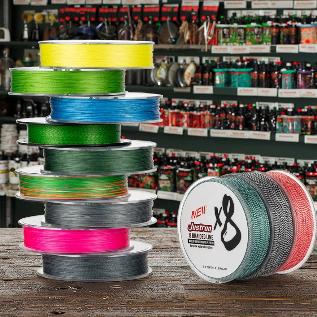 Wholesale 8-Braid PE Braided Fishing Line 300 Meter Floating OEM Carbon Wire for Stream Lake River Fishing