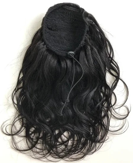 Wholesale Natural Wave Pony Tail Hair Ponytails Clip in Hairpiece Ponytail for Black Women